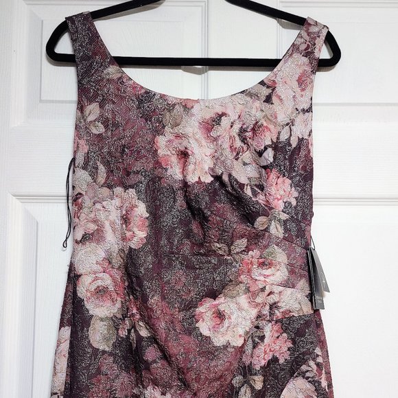 COPY - Adrianna Papell Metallic Floral-Print Gown… - Picture 4 of 9